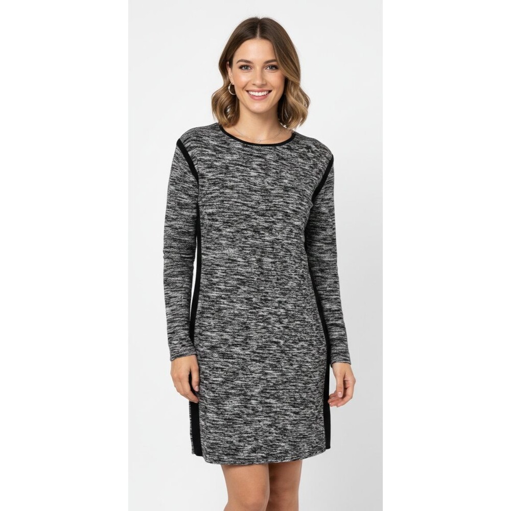 Athleta Dress Retreat Sweater Womens Size XS Gray Marled Long Sleeve Pullover